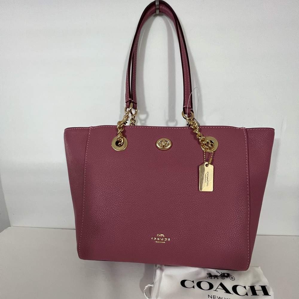 NWT COACH CHAIN TOTE HANDBAG PURSE 57107